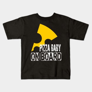 pizza baby on board Kids T-Shirt